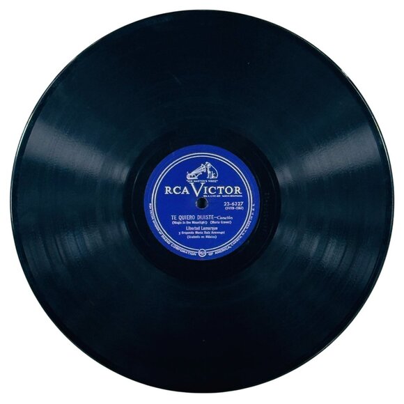 Libertad Lamarque - Te Quiero Dijiste / Volveré - 23-6327 RCA Victor 10" Shellac - Picture 1 of 4